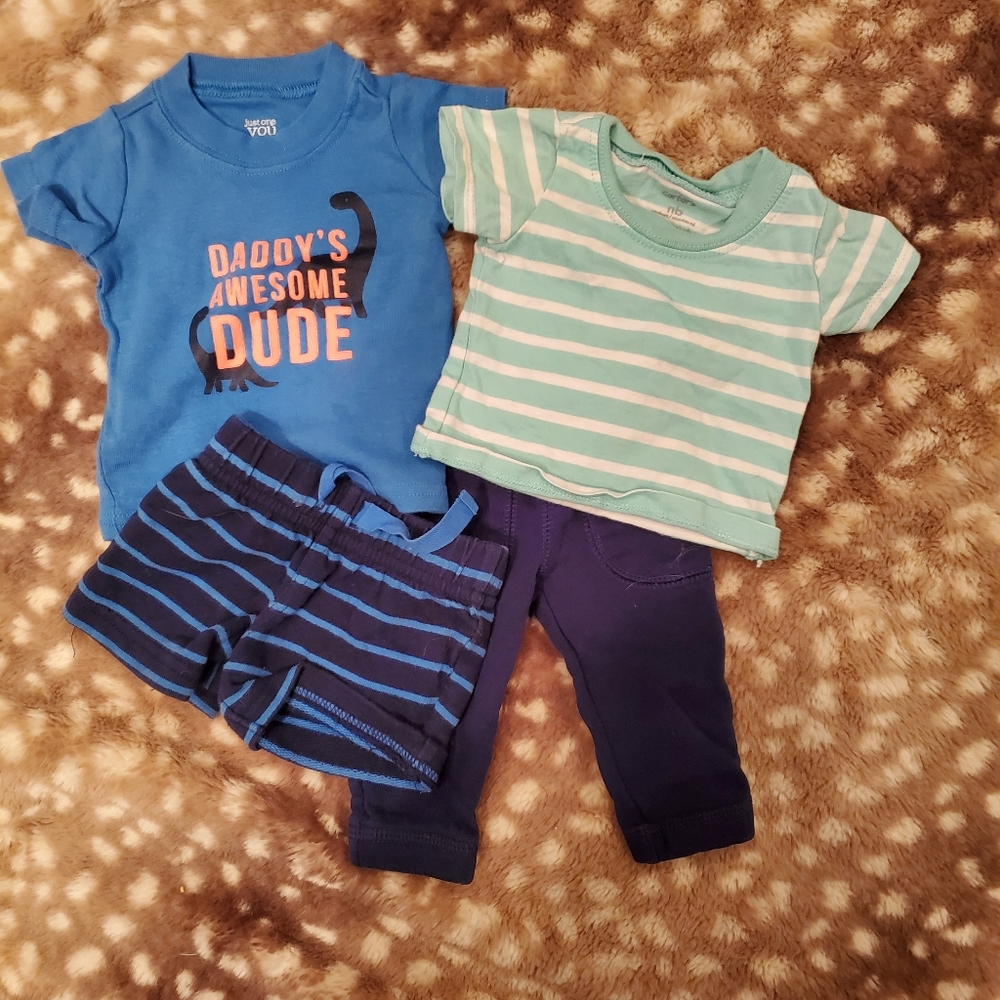 Carter's Bundle, 2 outfits, Newborn Boy size